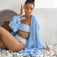 Long Sleeve Nightgown Loose-fitting Loungewear Pajamas For Women Double-layer Gauze Moisture-wicking Clothing - EX-STOCK Canada
