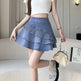 Elastic Waist short Denim Mini Jeans skirt - EX-STOCK CANADA