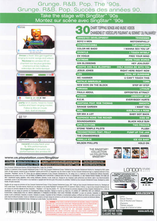 SingStar '90s [Microphone Required but not includes] 