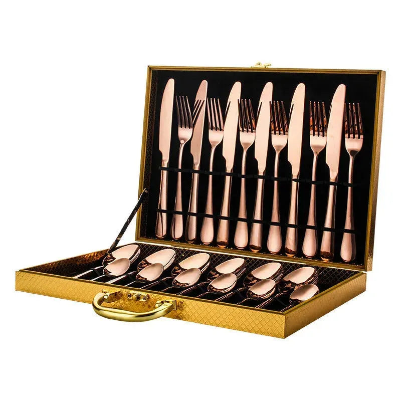 High-end tableware 24 piece set Cool Matching flatware - EX-STOCK CANADA