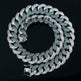 Emerald color men's large Cuban chain EX-STOCK Canada 