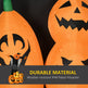 9ft Halloween Inflatables Outdoor Decorations, Pumpkin Ghost With Pumpkin Patch, Outdoor Giant Blow Up Yard Decor With Build-in LED For Garden, Lawn, Party, Holiday EX-STOCK