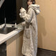 Plus Size Coral Velvet Pajamas Fleece Lined For Women Thick Night-robe - EX-STOCK Canada