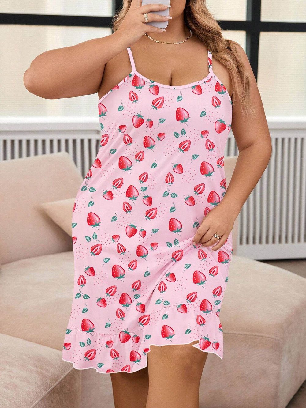 Plus Size Pajamas For Women Round Neck Thin - EX-STOCK Canada