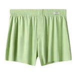 Men's Ice Silk Underwear Plus Size Loose Boxer Mid Waist