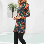 Long Sleeve ArabSwimsuit With Hat Included Chest Pad 3 Piece Set Conservative Swimwear EX-STOCK