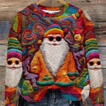 Women's Versatile Christmas 3D Digital Print Sweatshirt EX-STOCK Canada 