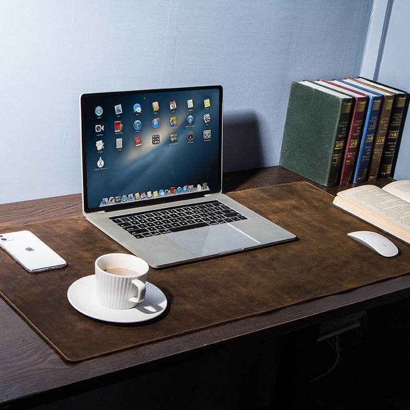 Extra large non-slip computer desk pad - Leather Pad - EX-STOCK Canada