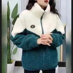 Chaqueta de lana de moda de moda cría de invierno espesado