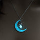 Glowing Pendant Necklaces Silver Plated Chain Necklaces EX-STOCK