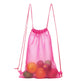 Reusable Shopping Bags Mesh Drawstring Transparent Handbag - EX-STOCK CANADA