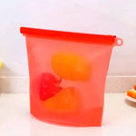 Reusable Silicone food storage bag vacuum sealed bag - EX-STOCK CANADA