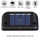 4 Solar LED Bright Deck Lights Outdoor Garden Patio Railing Decks Path Lighting Outdoor Garden Light Deck Lamp Solar Stairs Light - EX-STOCK CANADA