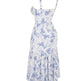 Spring And Summer Comely Pastoral Style Sling Floral A Swing Cake Dress - EX-STOCK CANADA