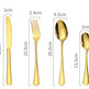 High-end tableware 24 piece set Cool Matching flatware - EX-STOCK CANADA