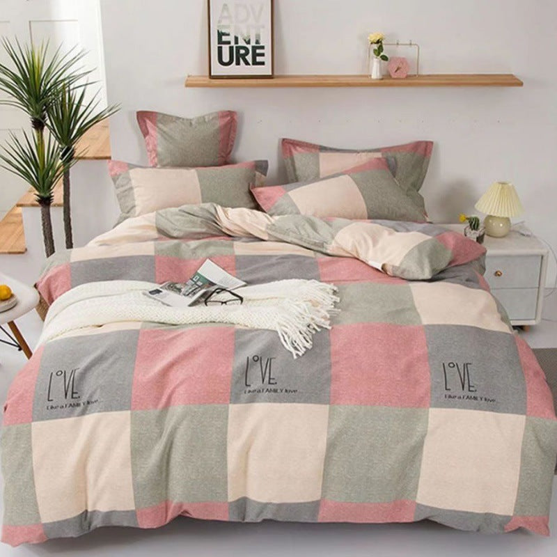 Skin-friendly Quilt Cover Brushed One-piece Double Duvet Cover Bed EX-STOCK Canada 