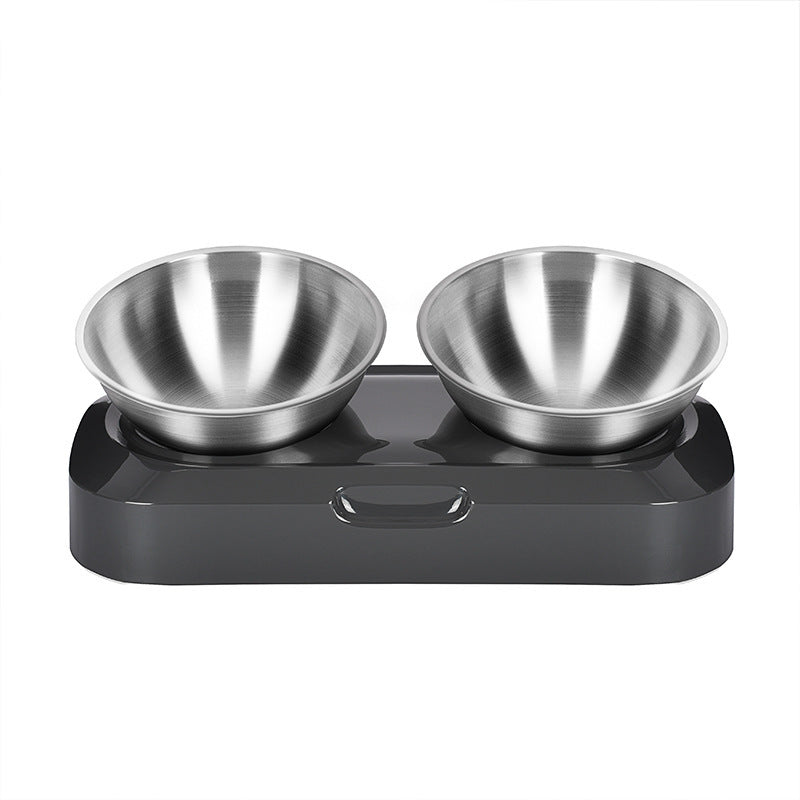 Pet Stainless Steel Bowl Pet Double Night EX-STOCK Canada 