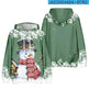 Christmas Snowman Personalized Printed Hoodie Sweatshirts - EX-STOCK CANADA