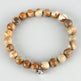 Lava Volcanic Stone Couple Magnetic Clasp Bracelet