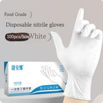 Disposable Nitrile Black Rubber Gloves 
