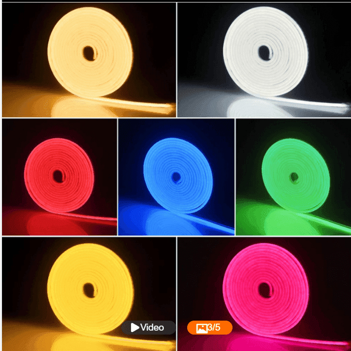 220V Neon Light With LED Neon Background Decorative Light Strip - EX-STOCK CANADA