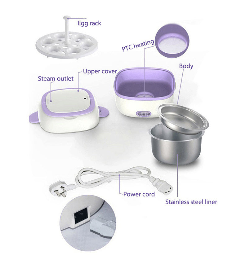 Multi-function electric cooking lunch box EX-STOCK