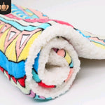 Soft Coral Fleece Pet Blanket & Mat for Cats and Dogs – 7 Colours, 5 Sizes5