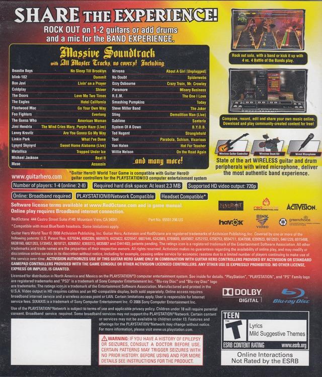 Guitar Hero World Tour 