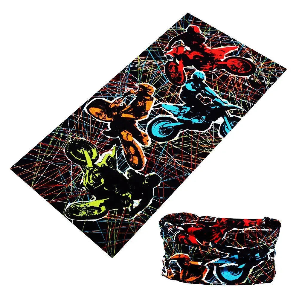 Outdoor Sun Protection Seamless Magic Riding Bandana Scarf Neck Gaiter - EX-STOCK CANADA