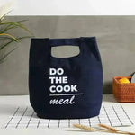 Canvas Lunch Bag Thermal Insulated Lunch Bag