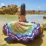Tassel Fringe Beach Large Round Towel Fringe Beach Mat