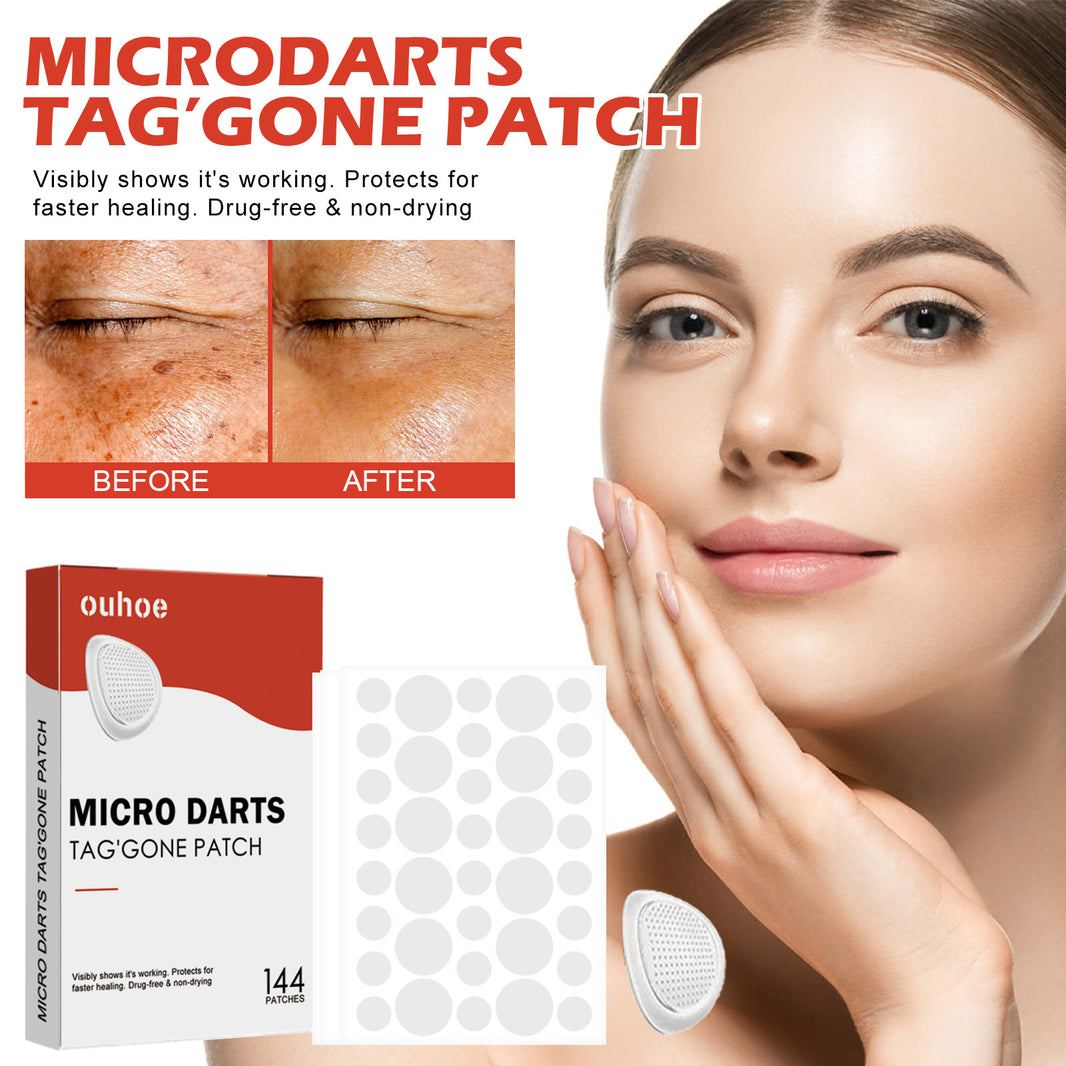 Micro Dart Skin Tag Remover Patches – Invisible Wart & Blemish Spot Treatment