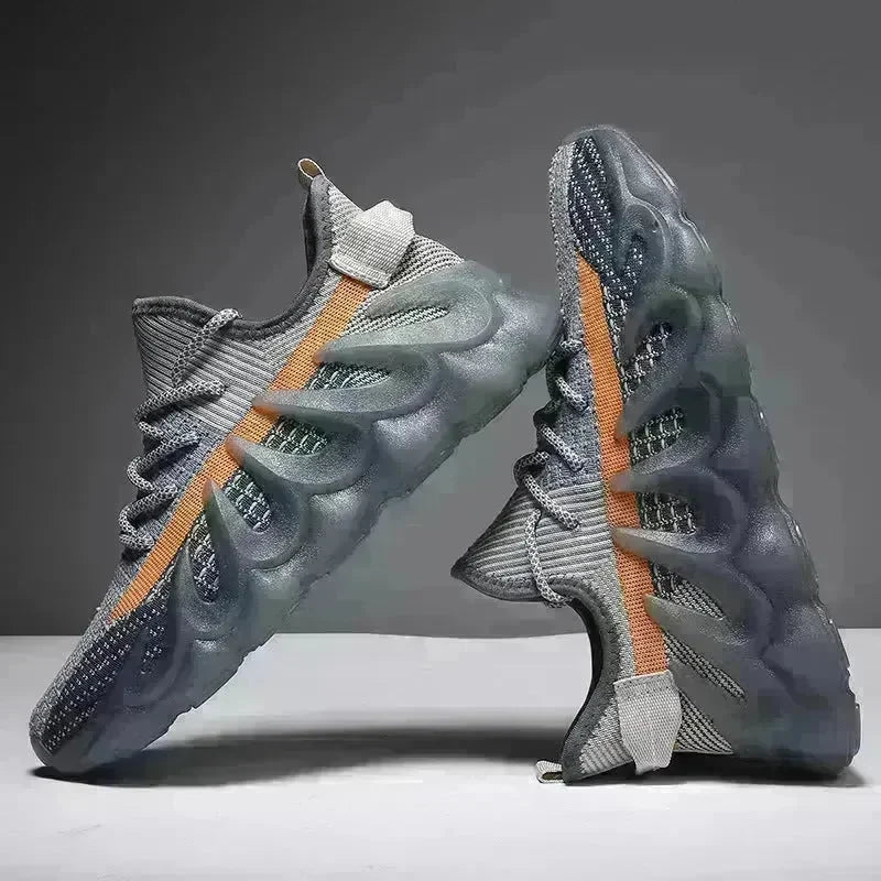 Fashion Sneakers With Wave Sole Cool Sports Shoes Men - EX-STOCK CANADA