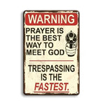 Creativity Retro Metal Home Decoration Tin Painting Novelty Signs - EX-STOCK CANADA