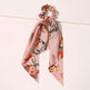 Cute Hair Silk Bow Scrunchie Vintage Satin Scarf Scrunchie - EX-STOCK CANADA