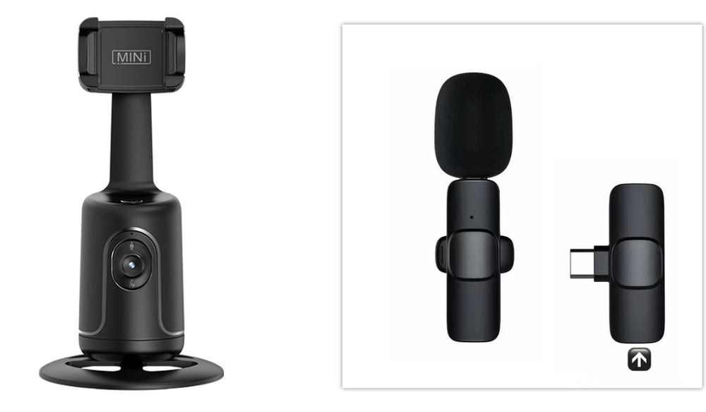 Short Video Shooting Mobile Phone Live Broadcast Wireless Lavalier Microphone EX-STOCK Canada 