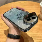 Glitter Astronaut Camera Stand Phone Case Invisible Lens Soft Cover - EX-STOCK CANADA
