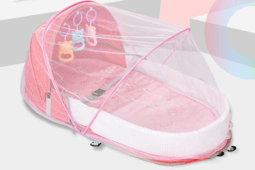 Portable Foldable Baby Nest with Mosquito Net Options — product view 3 of 16 | EX-STOCK