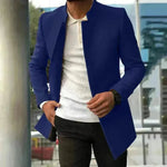 Buy Single Breasted Plain Slim fit Blazer for Men Business Work Jacket - EX-STOCK CANADA