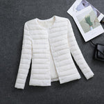 Women's Lightweight Short Inner-wear Round-neck Thermal Jacket - EX-STOCK Canada