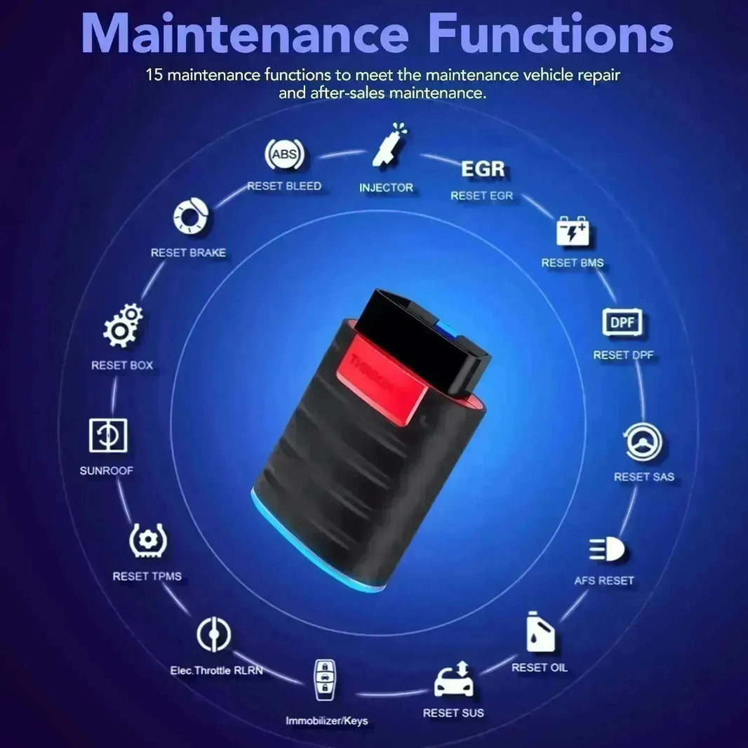 Version multicangue de l'instrument de diagnostic de défaut de maintenance automobile