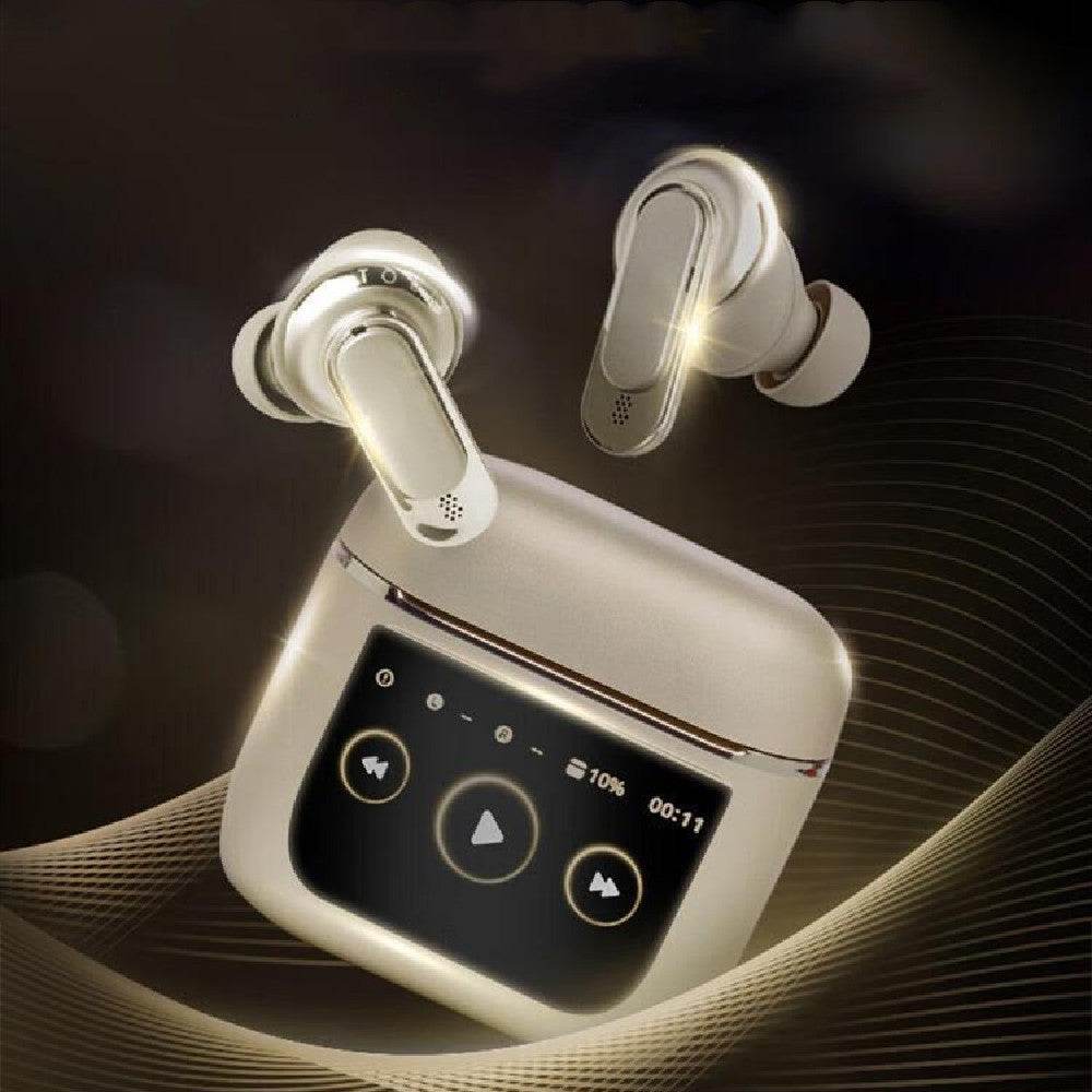 Smart Screen Noise-Cancelling Bluetooth earbuds True Wireless In-ear