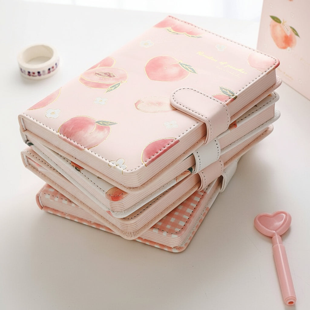 Cute Hardcover Notebook for Girls – A5 Literary Journal with Imitation Leather Cover