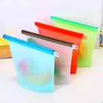 Reusable Silicone food storage bag vacuum sealed bag - EX-STOCK CANADA