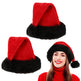 Red Christmas Hat Plush Festival Dress Up Props Ornament EX-STOCK Canada 