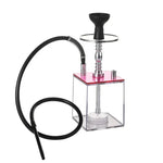 Arabic hookah with light full set of acrylic LED square pot - EX-STOCK CANADA