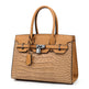 Trendy crocodile pattern Cooperate Work Handbag for Ladies - EX-STOCK CANADA