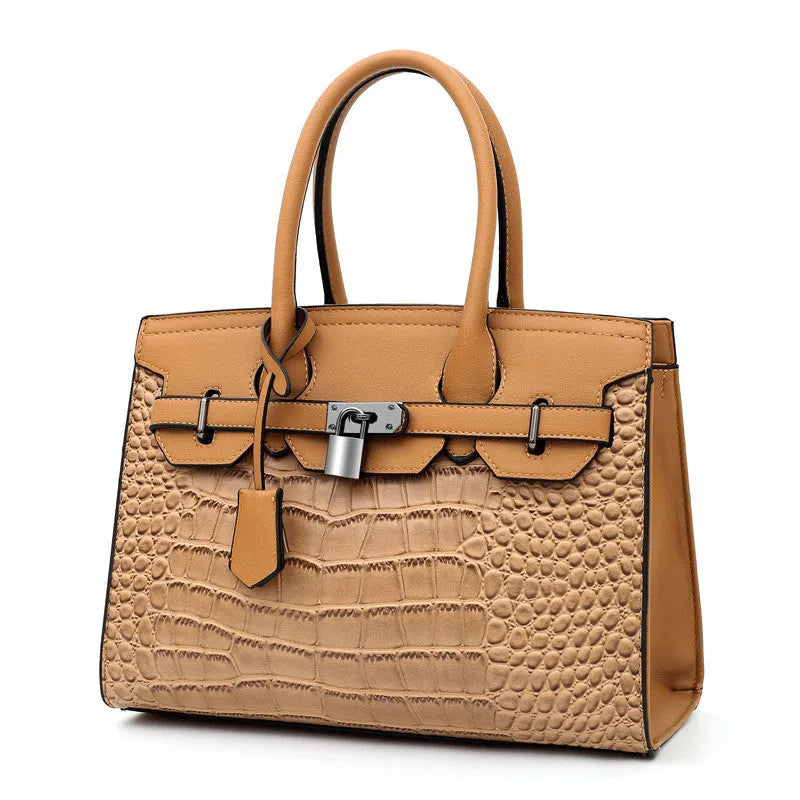 Trendy crocodile pattern Cooperate Work Handbag for Ladies - EX-STOCK CANADA