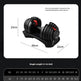 Adjustable 15 Gear Men's Dumbbell Adjustable 