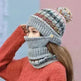 Fall Winter knitted Woolen Balaclava Beanie hat for women - EX-STOCK CANADA